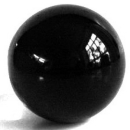 Kristallglaskugel 100mm schwarz